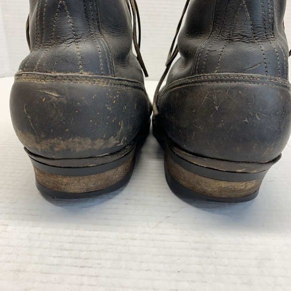 Vtg WHITE\'S Semi-Dress Boots/ QUABAUG Black LOGGER Men\'s Size US 11 C **THRASHED main image 15